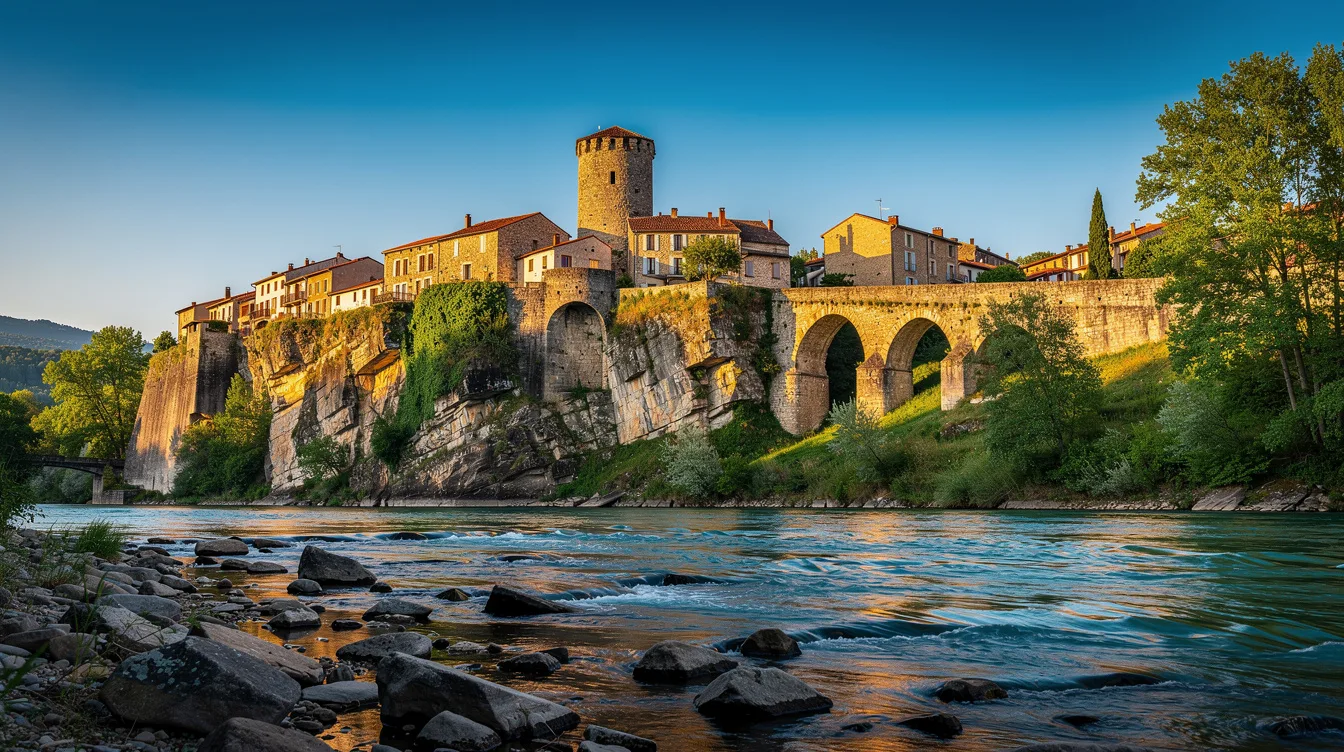 Un pont de la Légende attire les curieux dans cette cité médiévale du Béarn
