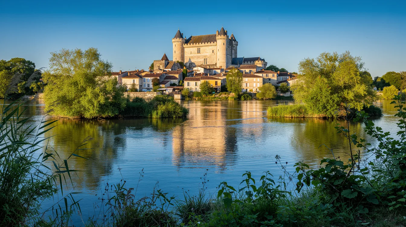 La Charente s’y sépare en plusieurs bras, et ce village vit au rythme de ses îles