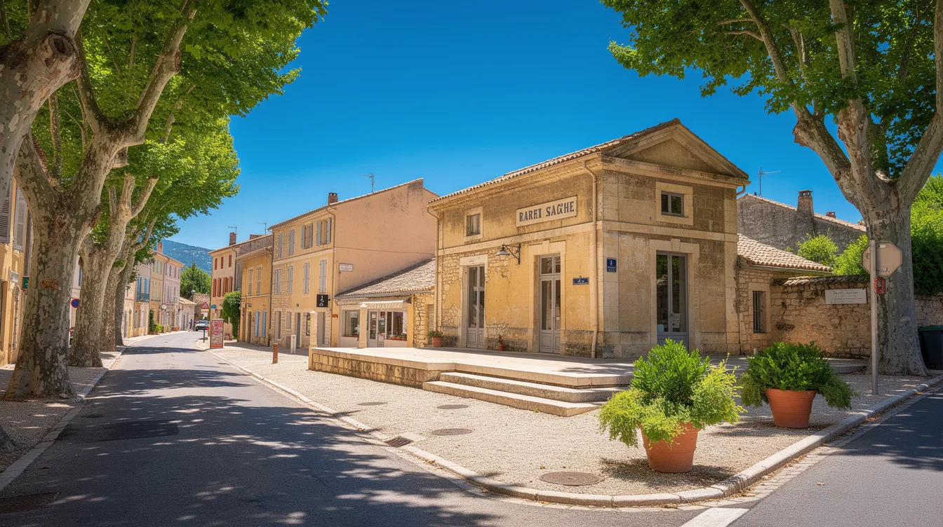 Une ancienne gare devenue boulangerie : ce village du Vaucluse garde un détail rare