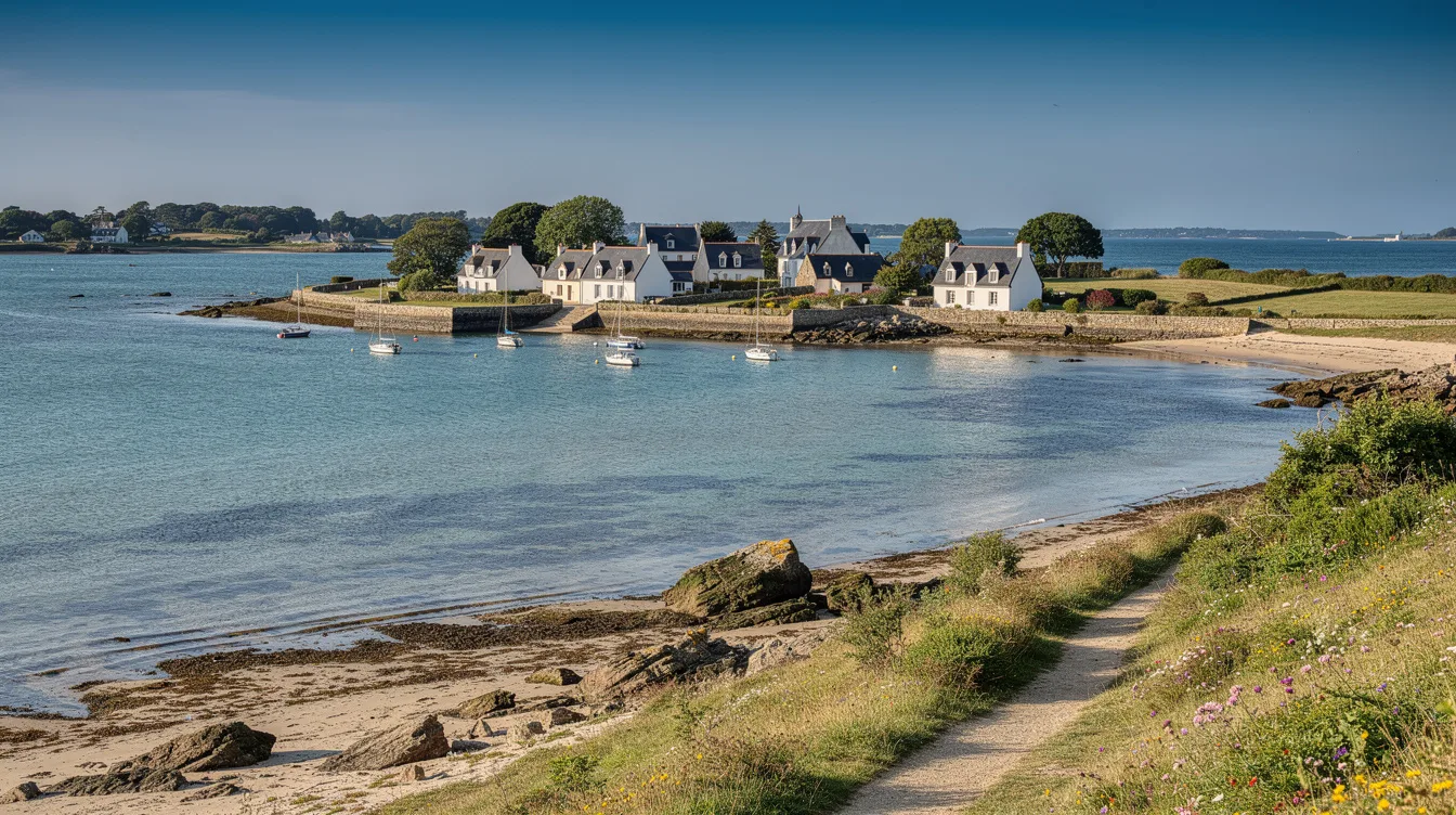 Surnommée l’île des capitaines, cette petite île bretonne garde une vraie mémoire de marins