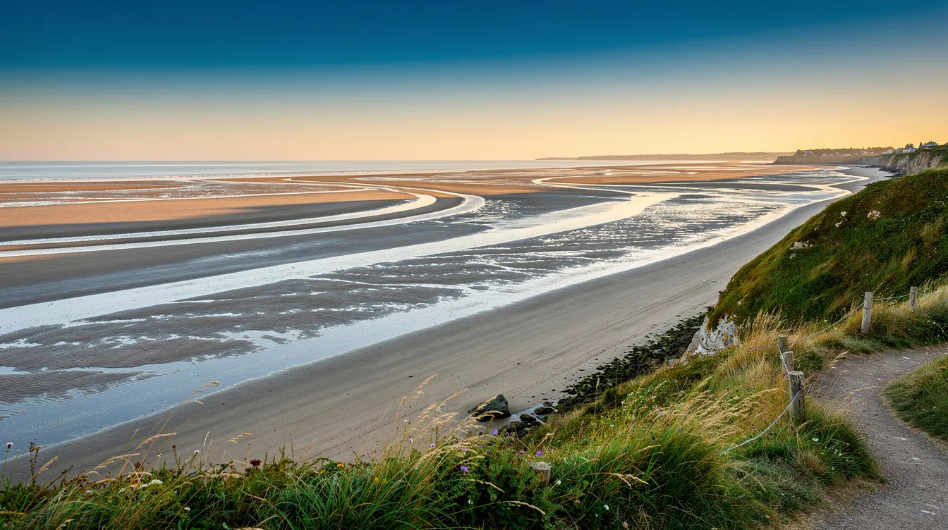 Cinquième baie au monde pour ses marées, ce paysage breton se vide presque sous vos yeux