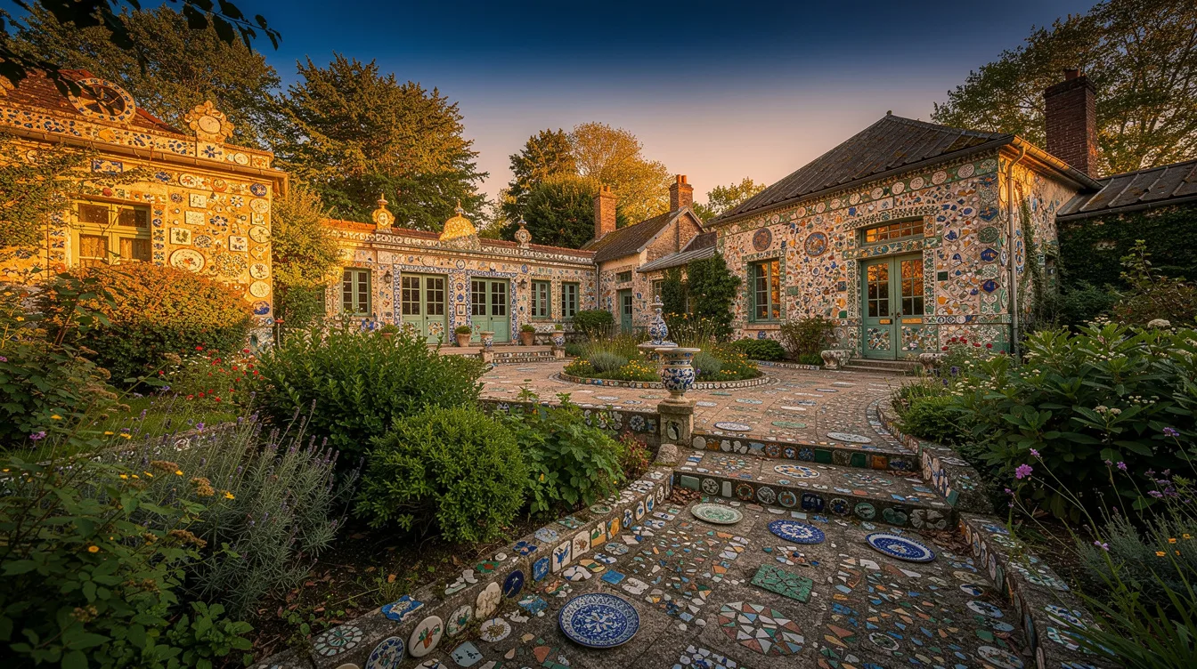 « Je les ramassais pour leurs couleurs » : à Chartres, une maison couverte de mosaïques