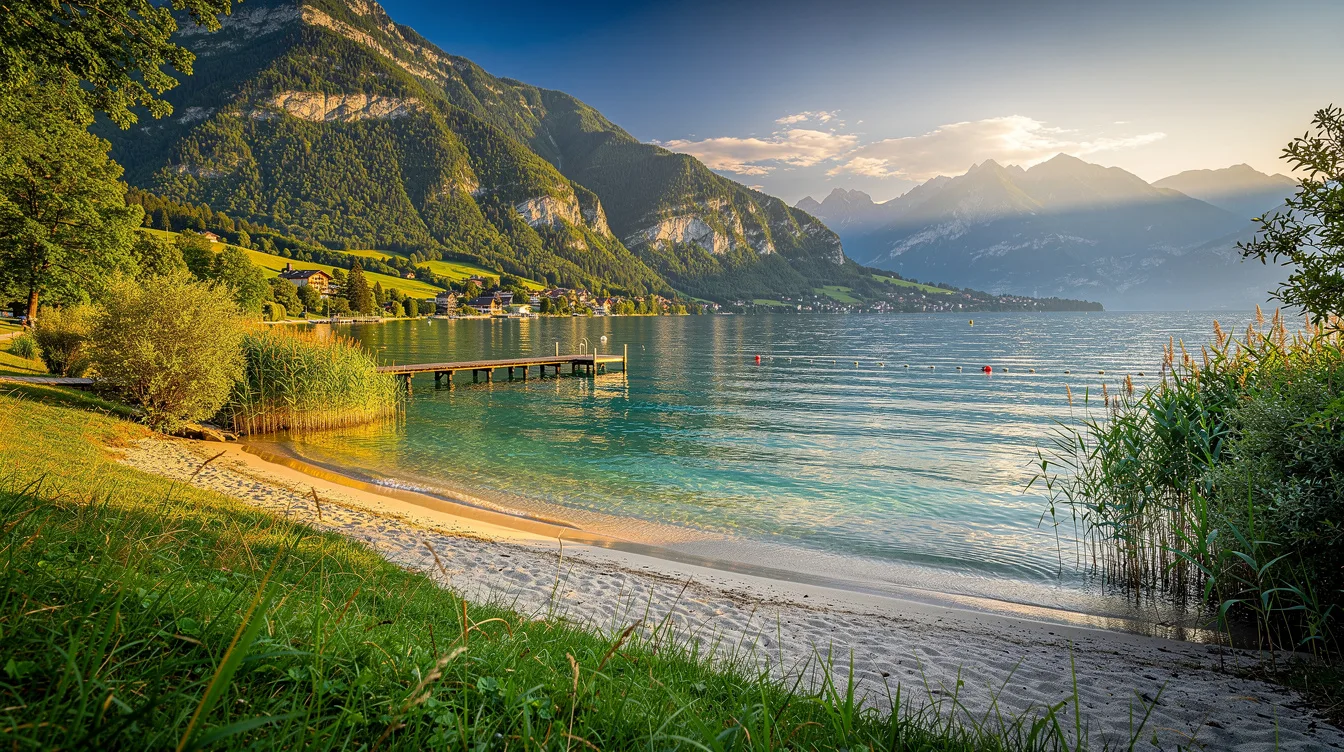 Canicule : cette plage gratuite du lac d’Annecy devient le refuge à 12 km du centre