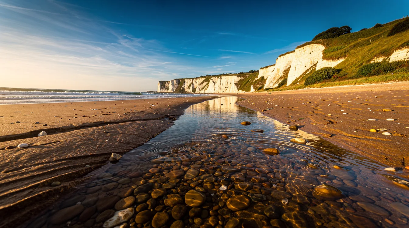 La seule plage de France où un fleuve rejoint la mer après 1 149 m