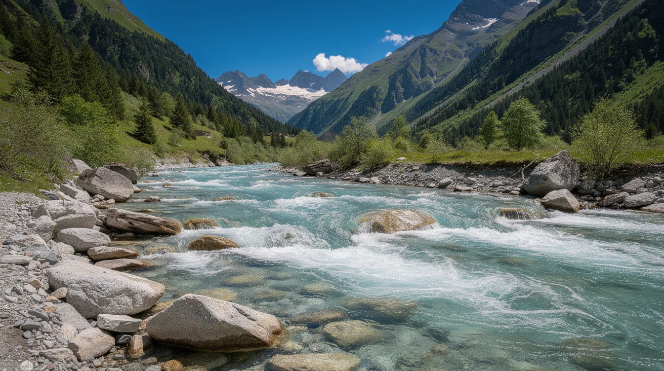 Sans barrage sur près de 80 km, l’Ubaye offre 60 rapides aux amateurs d’eau vive