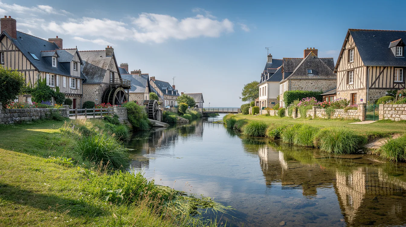 Dans ce village normand, un fleuve d’à peine 1 km finit sa course dans la Manche