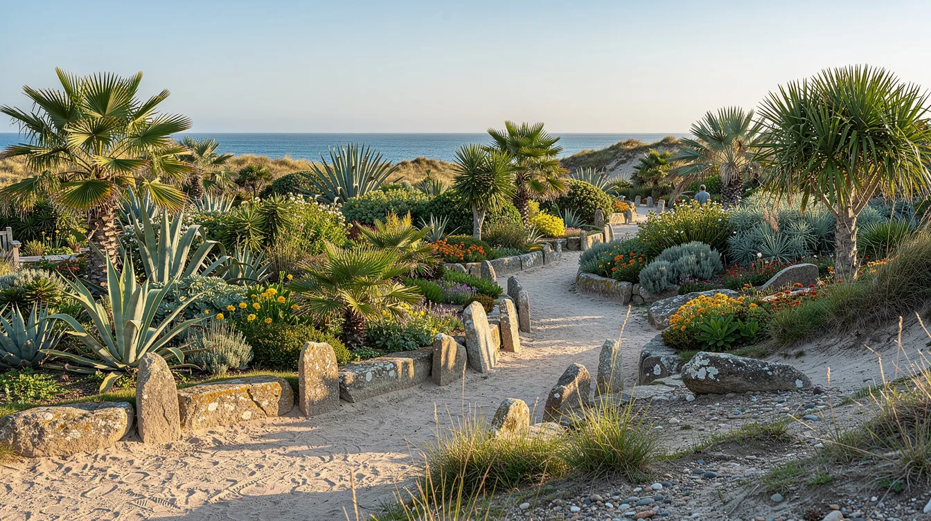 Sous les plantes venues du monde entier, ce jardin de l’île de Batz garde une nécropole antique
