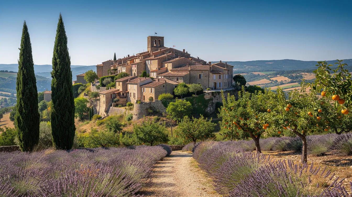 Ce village de la Drôme où 611 habitants font vivre un décor perché en pierre