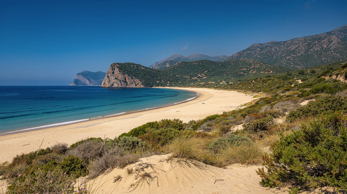 Derrière cette plage de Balagne, une vallée abrite une cinquantaine de milans royaux