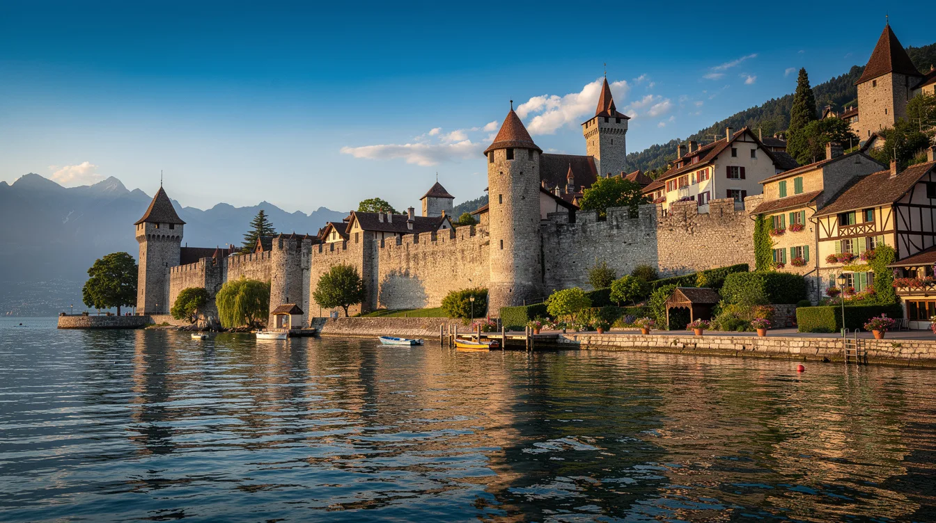 Oubliez Évian : ce village fortifié du Léman a gardé ses ruelles médiévales