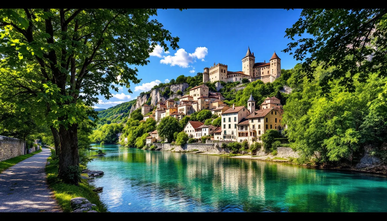 Entre falaise et rivière, ce village d’Ardèche attire les curieux dans une rue minuscule