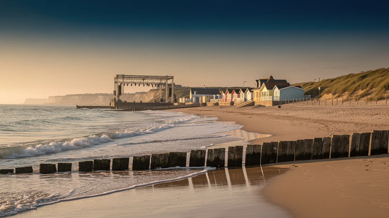 Sur la côte de Nacre, une plage du Calvados transforme l’été en concerts hommage gratuits