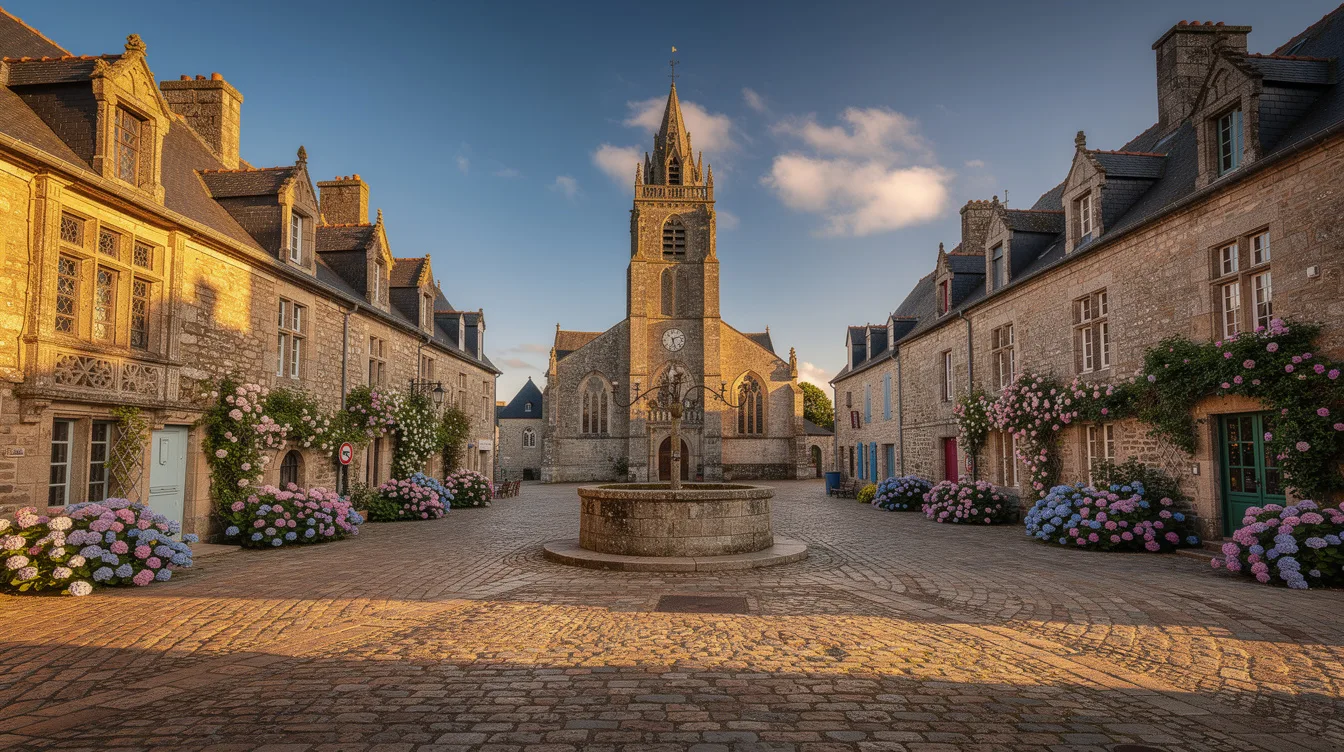 Ses rues servent souvent de décor au cinéma : ce village breton est resté figé à la Renaissance
