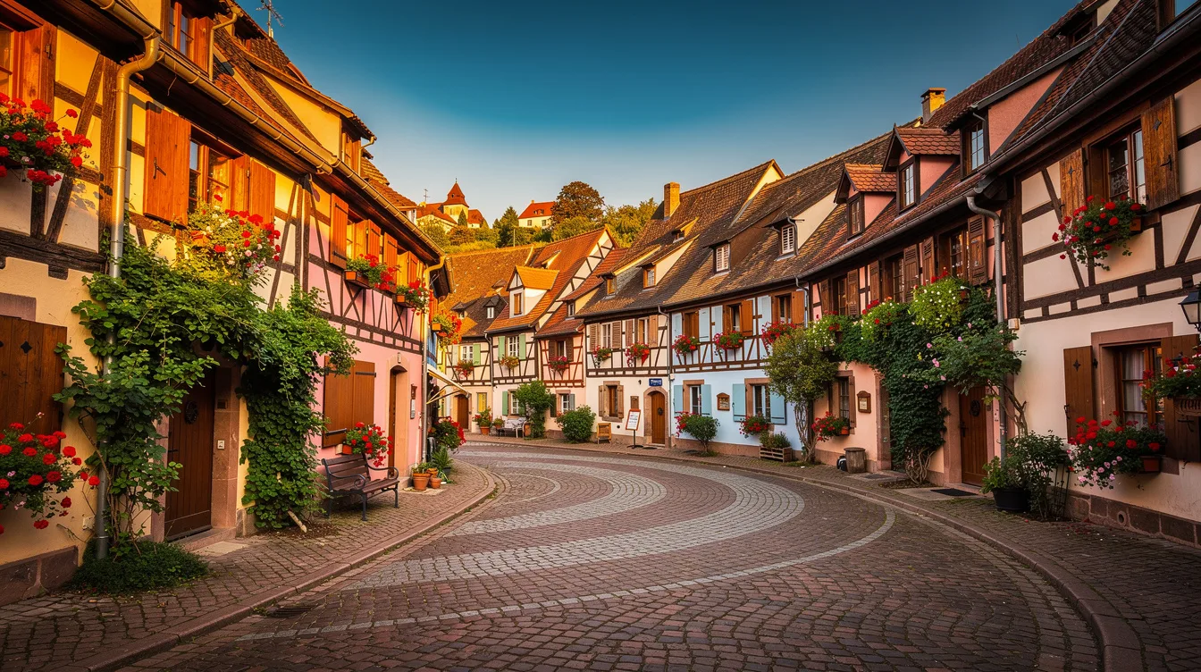 Ce village près de Colmar, préféré des Français en 2013, a été bâti en cercles