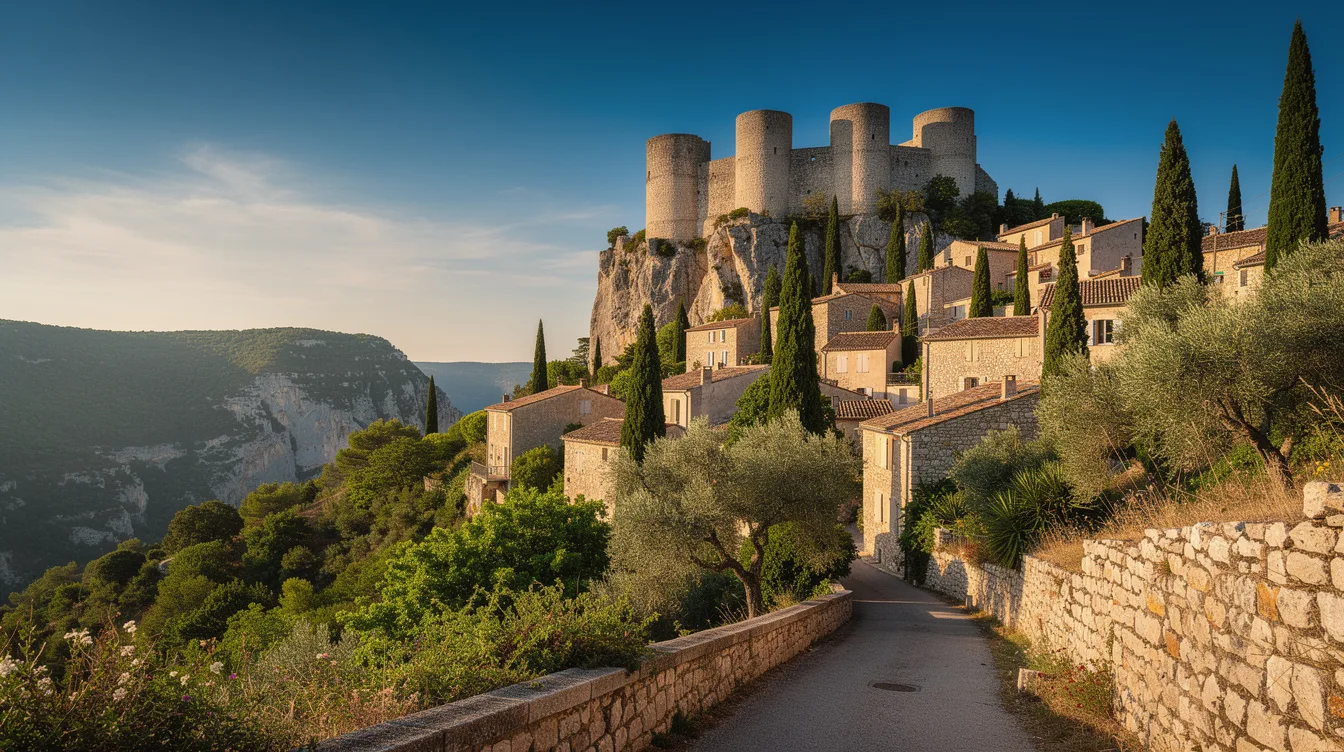 Ce village du Vaucluse est ceint de remparts du IVe siècle et de 3 tours
