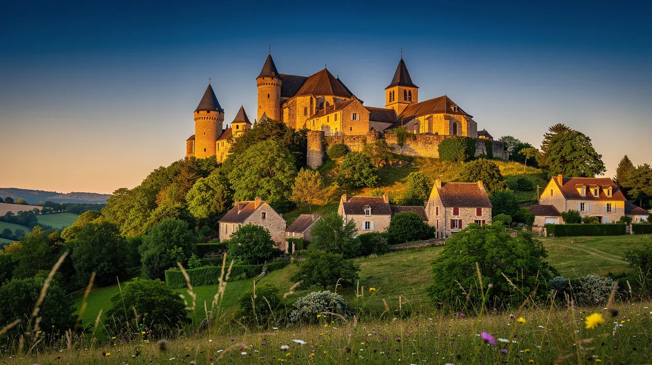 À égale distance du pôle Nord et de l’équateur, ce village corrézien dresse ses trois châteaux