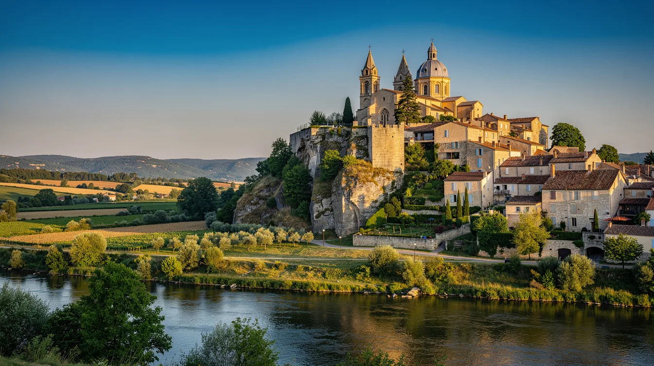 Ce village médiéval, parmi les Plus Beaux de France, domine la vallée du Lot