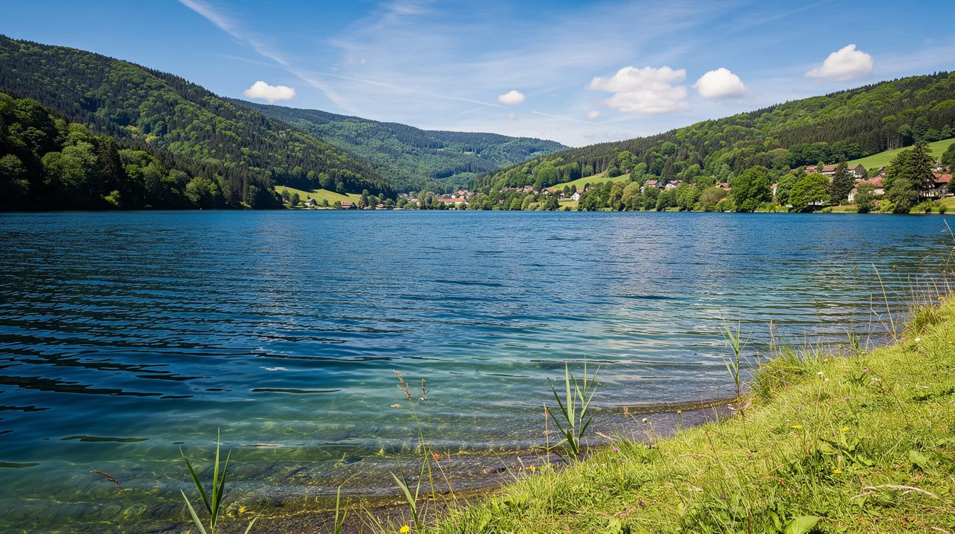 Dans le Doubs, 7 km d’eau forment le plus vaste lac naturel du Jura français