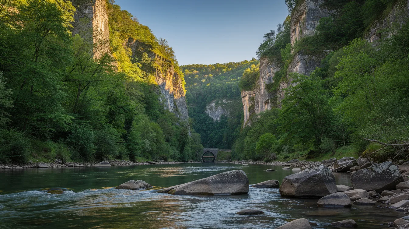 Pourquoi la Sioule finit-elle par traverser un tunnel au fond de ses gorges ?