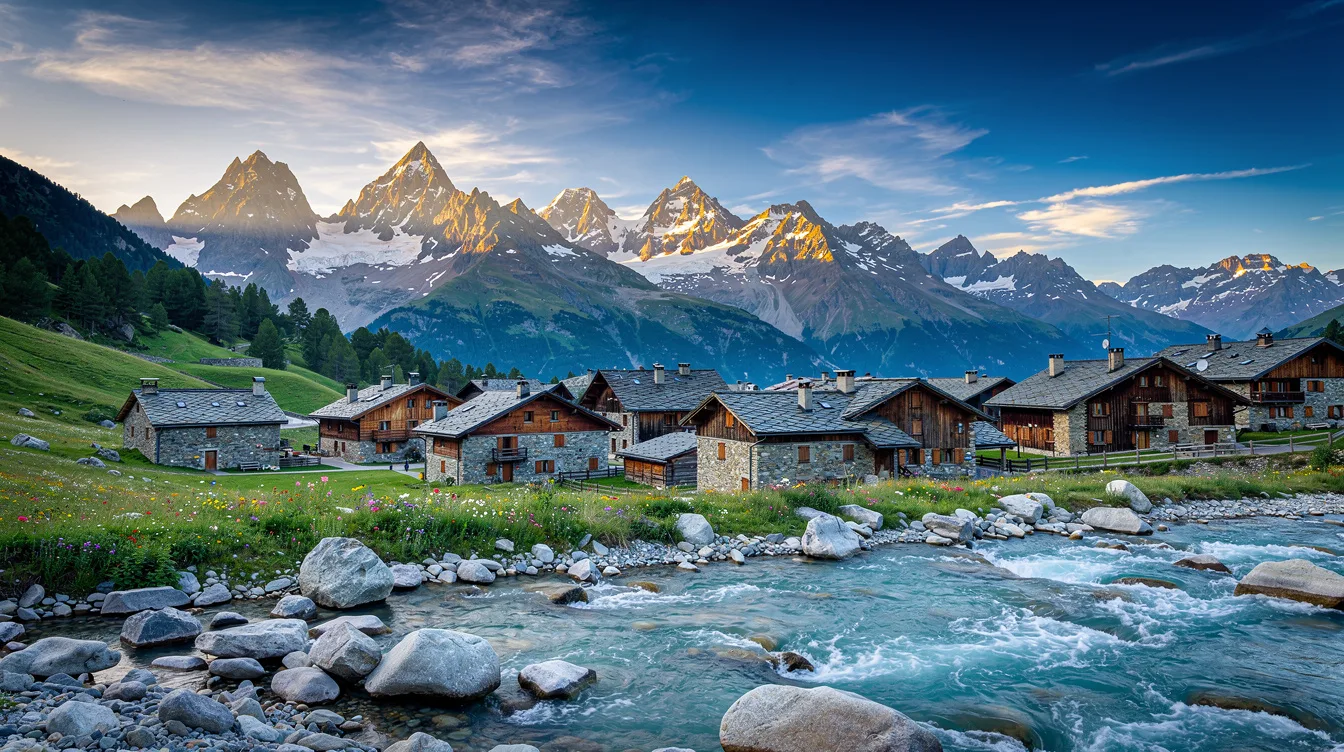 « Ici, tout passe sous terre » : ce village de Savoie n’a laissé aucune parabole gâcher ses toits