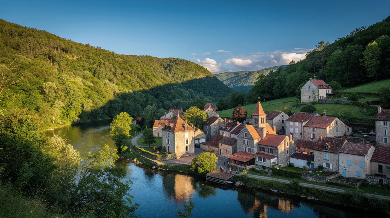 La Loue traverse ce village du Doubs façonné par les anciennes forges