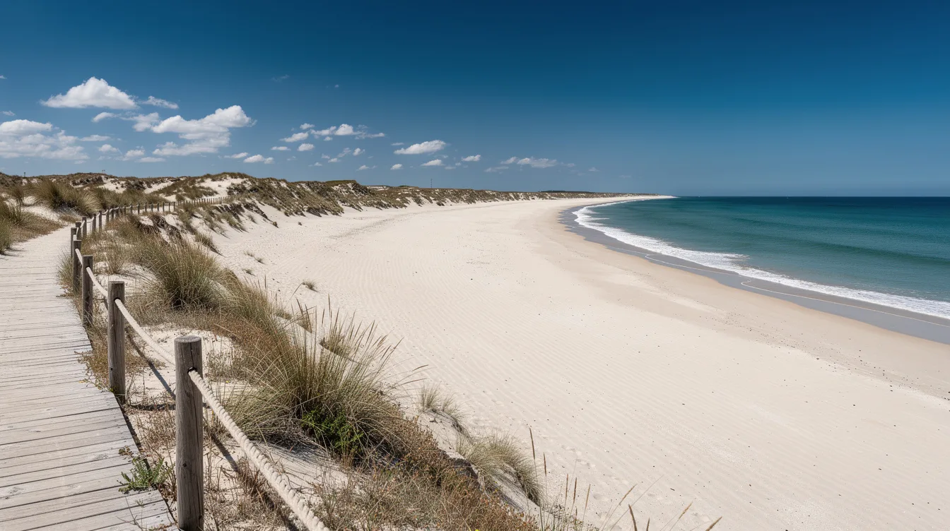 Cette plage du Gard étire 10 km de sable sauvage au cœur de la Camargue