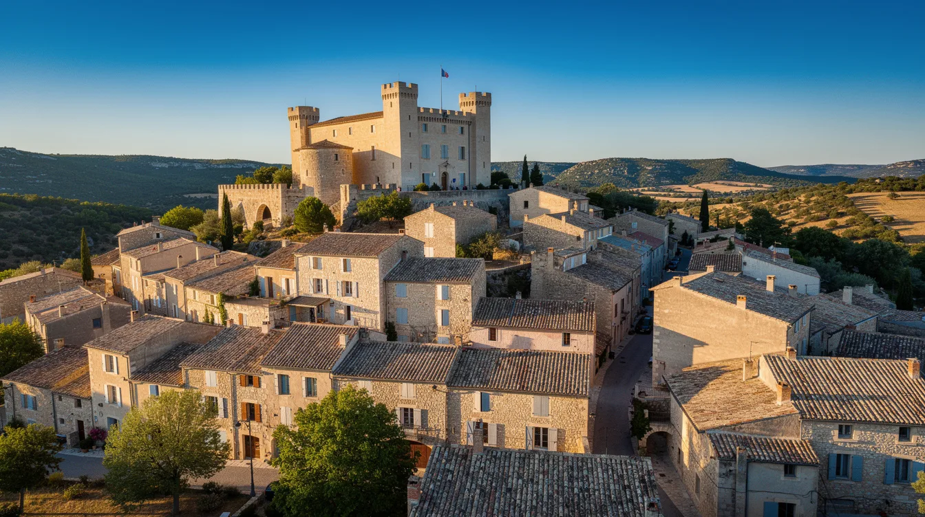Ce village médiéval du Gard a installé sa mairie dans un château du XVIe siècle