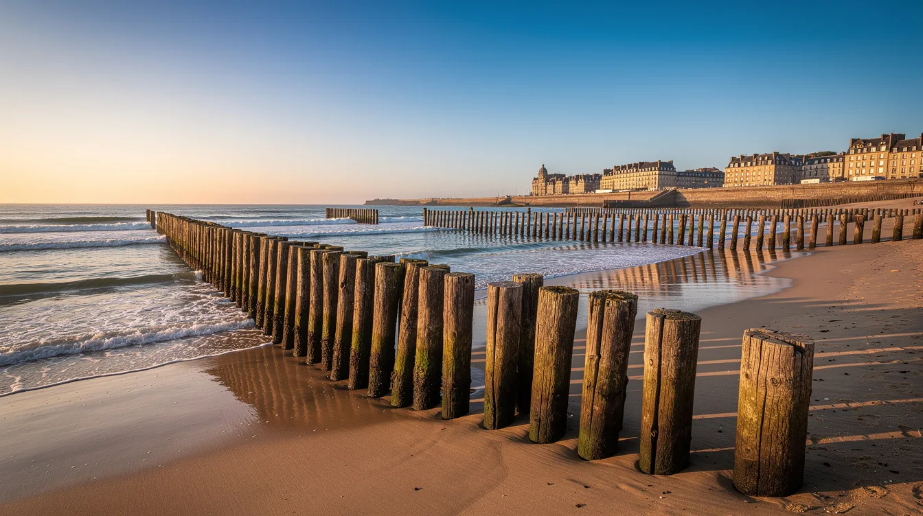 Pourquoi cette plage de Saint-Malo aligne-t-elle 2 600 troncs de chêne ?