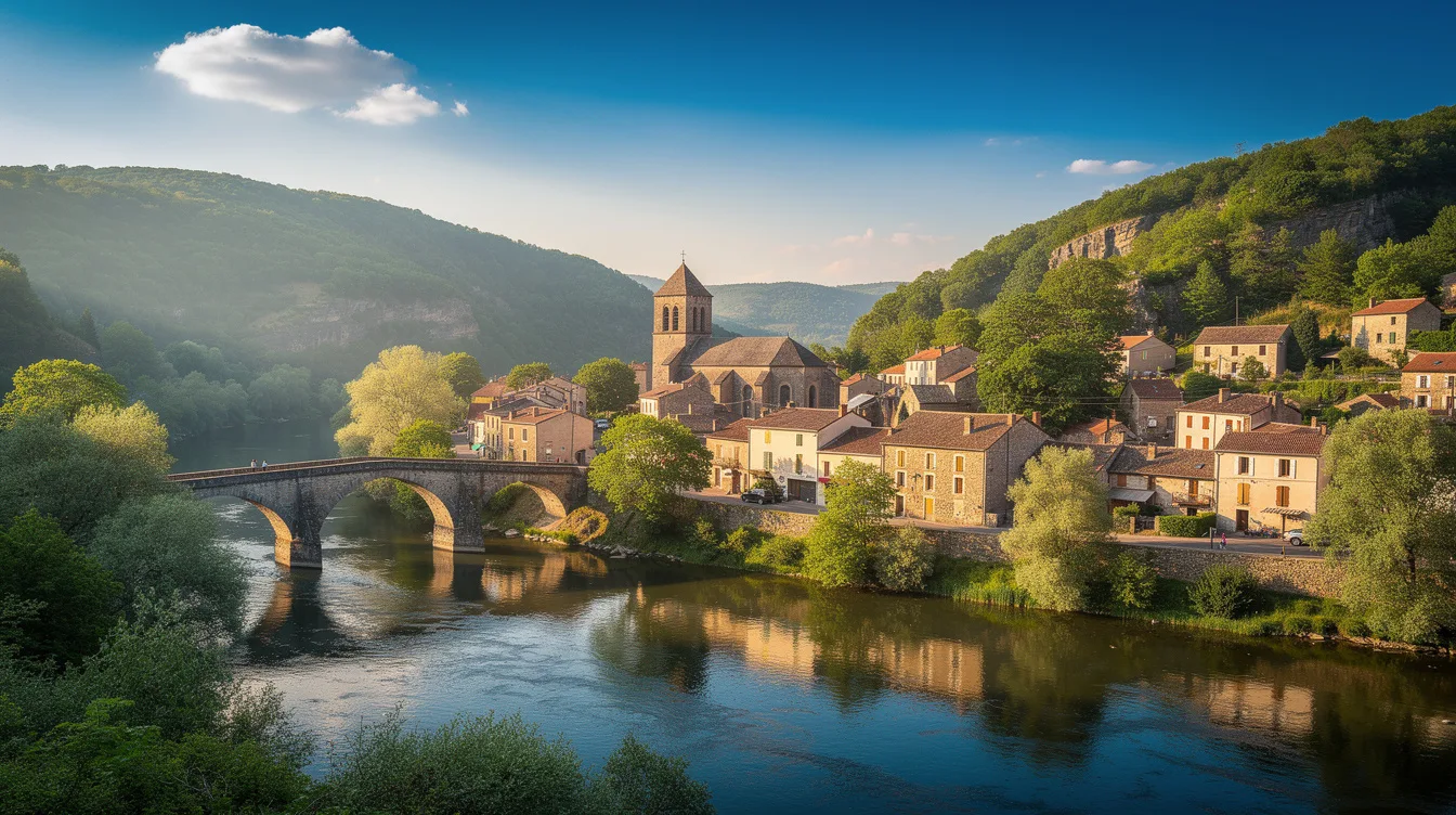 Une arche du XIe siècle traverse encore l’Allier dans ce village d’Haute-Loire