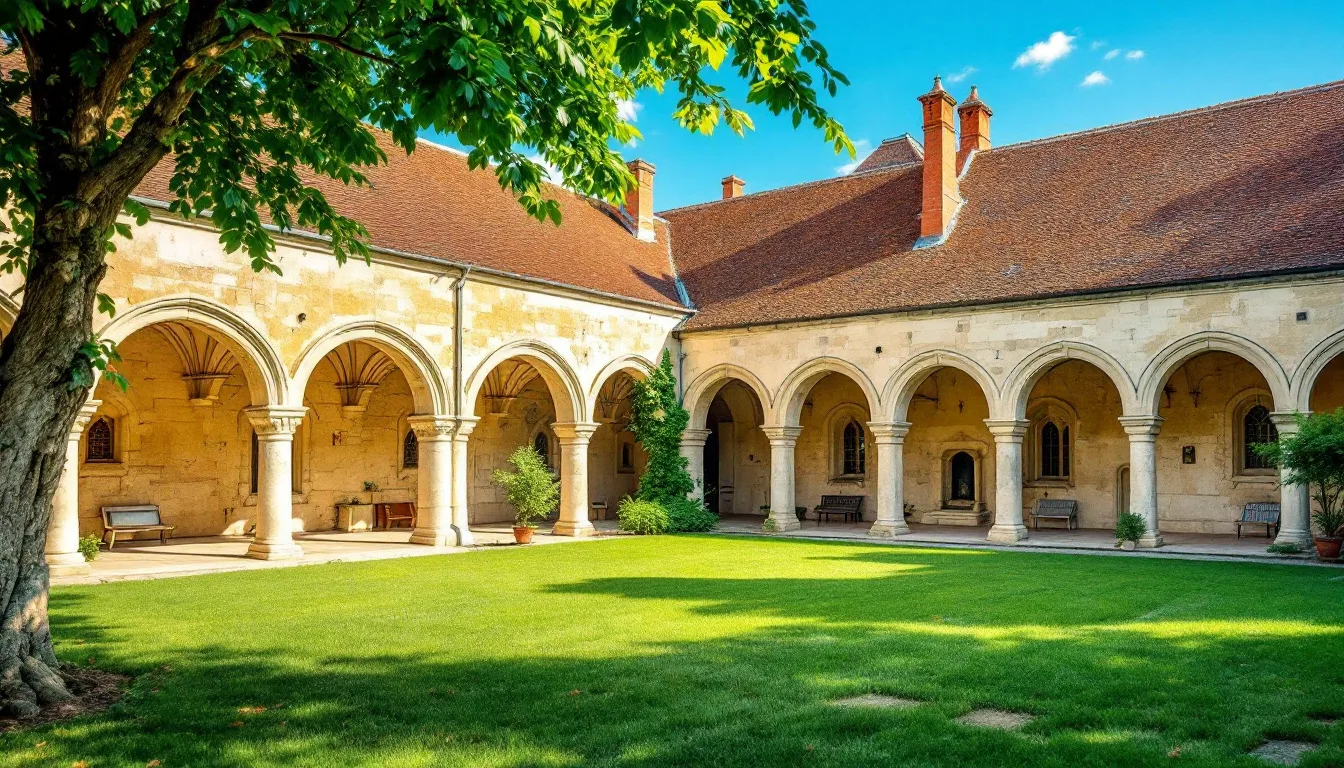Ce village du Lot garde un cloître où une Mise au tombeau veille depuis le XIIe siècle