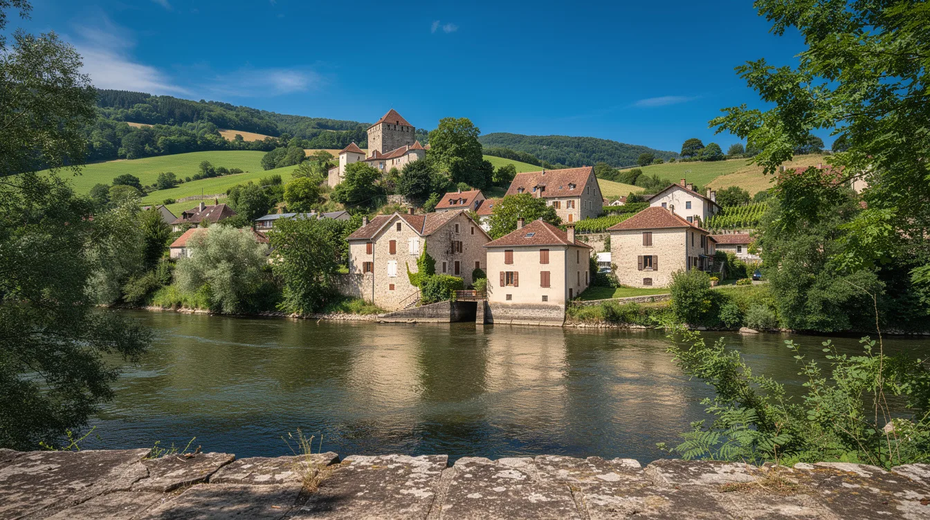 Dans la vallée de la Loue, ce village du Doubs mêle maisons de vignerons et moulins