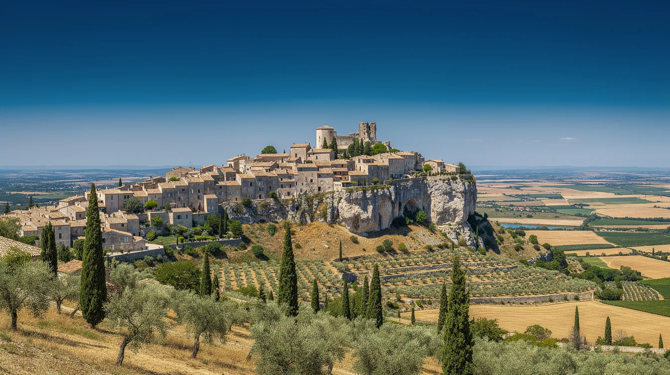 Au cœur des Alpilles, ce village médiéval veille sur les plaines vers Arles et la Camargue