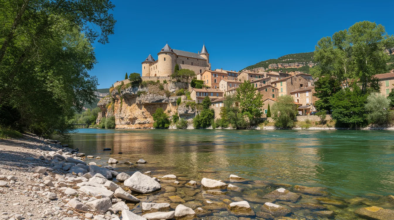 Au bord de l’Ardèche, des ruelles de pierre grimpent jusqu’à un château médiéval