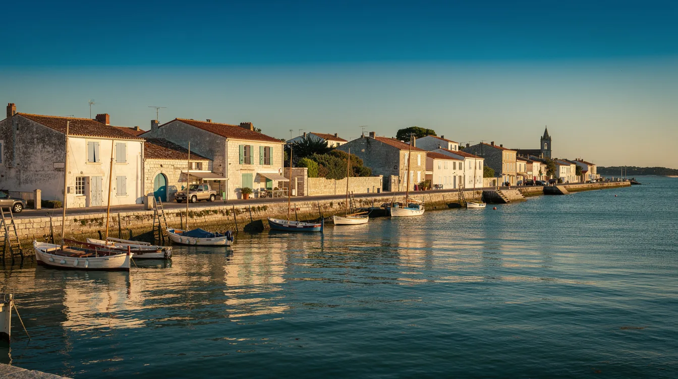 Sur la côte nord de l’île de Ré, ce village conduit du port à l’abbaye des Châteliers