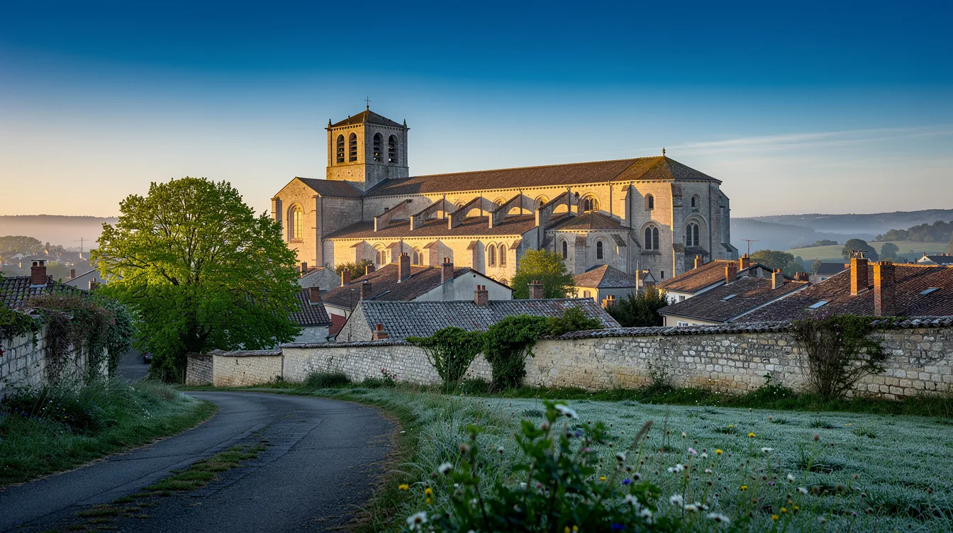 Pourquoi une abbatiale romane de 87 m se dresse-t-elle dans ce village de la Creuse ?