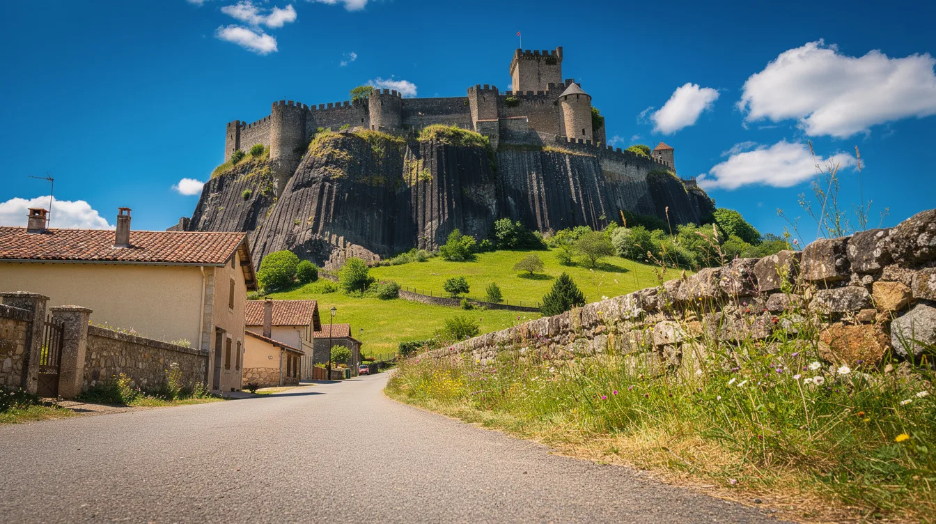 Pourquoi cette forteresse de Haute-Loire domine-t-elle le village depuis le Xe siècle ?