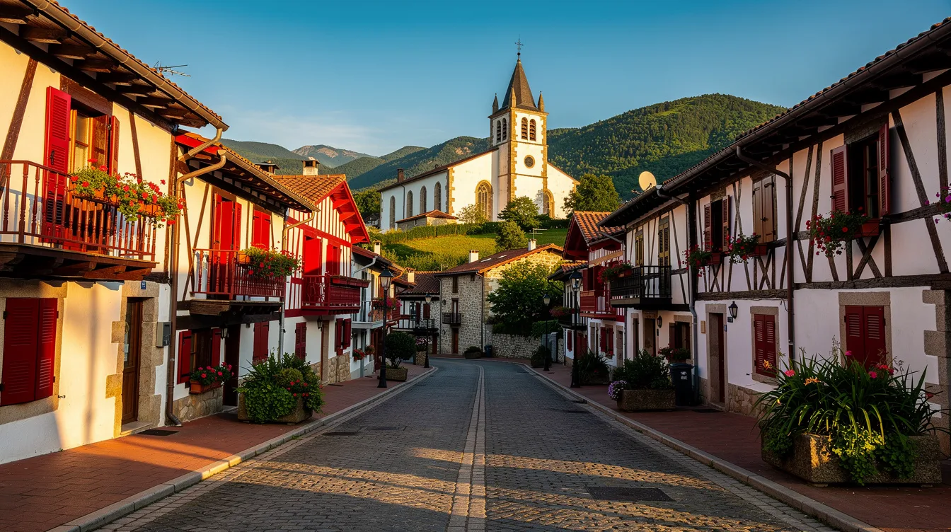 Une église et une maison ont résisté : ce village basque a dû renaître après la guerre