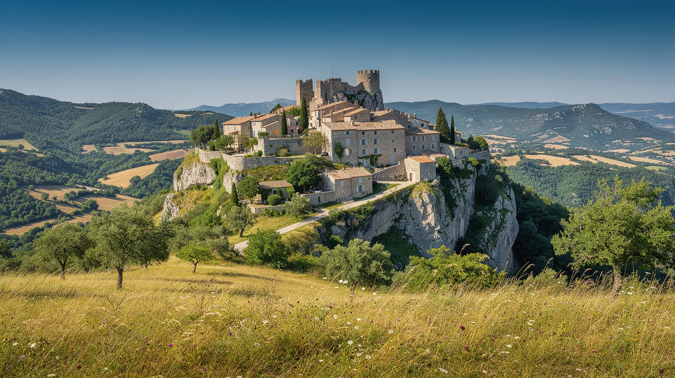 Ce village à 1 097 m est le plus haut du Var et veille sur le Verdon