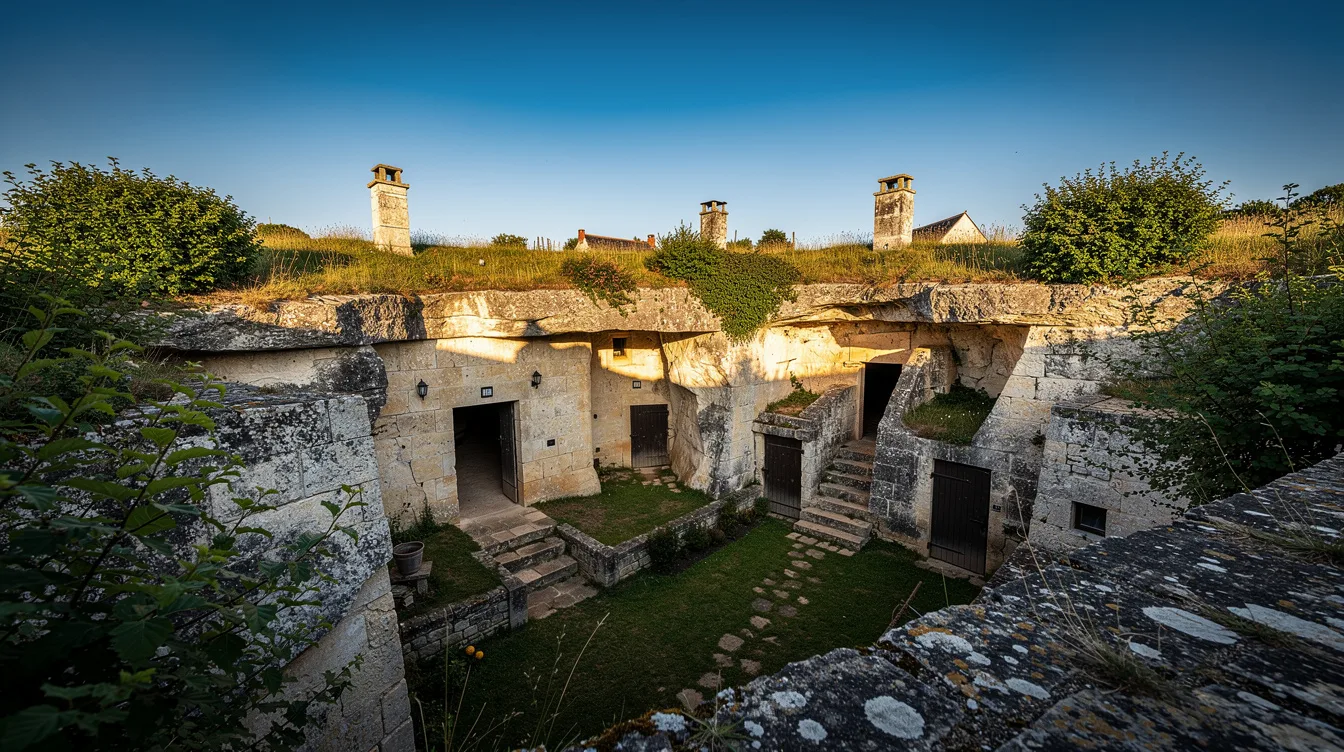 40 fermes souterraines : ce village du Maine-et-Loire avait construit sa vie sous terre