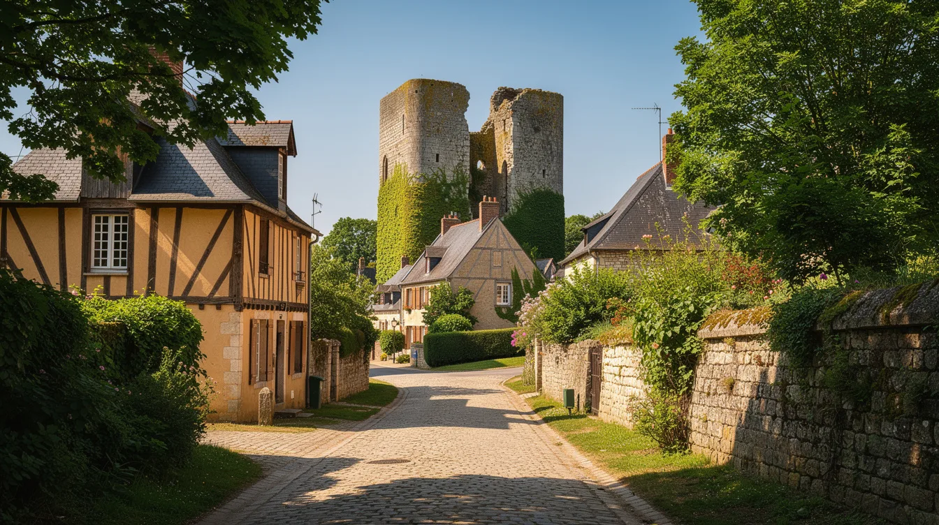Ce village cache les vestiges d’un donjon carré du XIe siècle parmi les Plus Beaux de France
