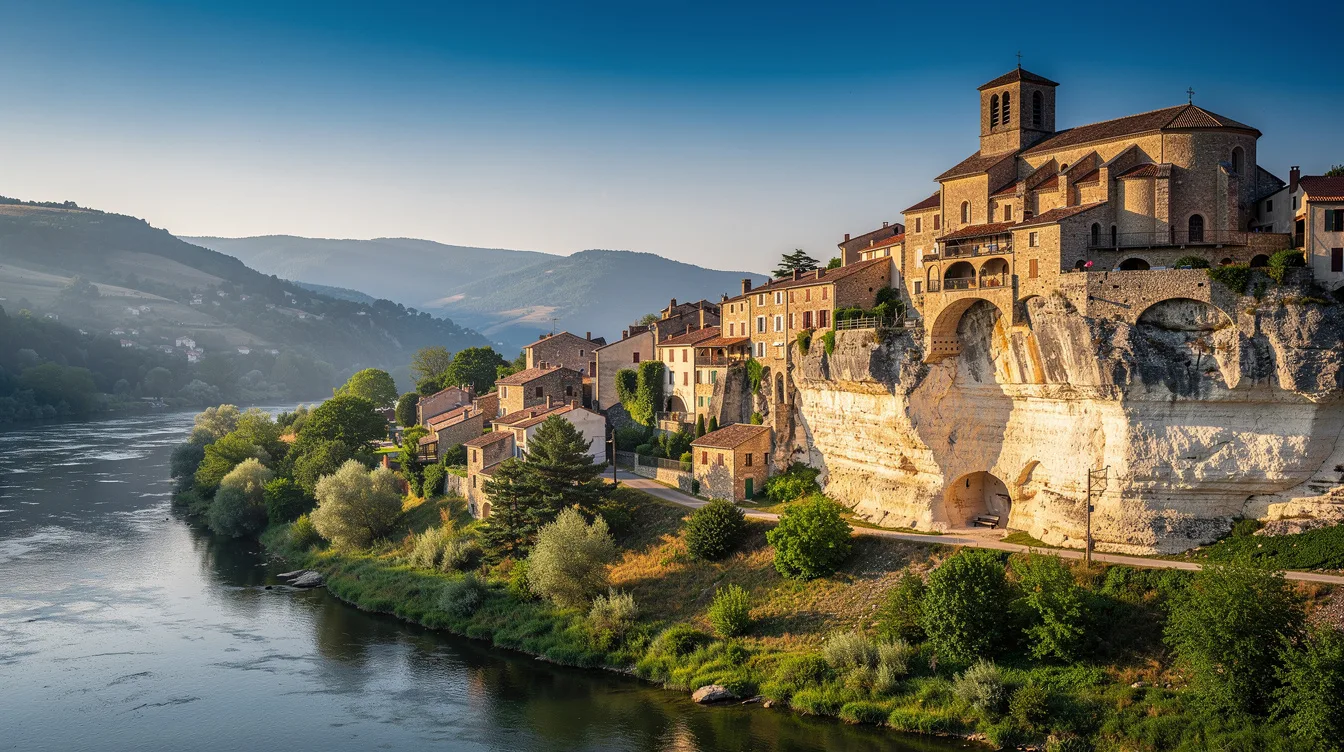 Pourquoi une église est-elle creusée dans la roche de ce village de l’Aveyron ?