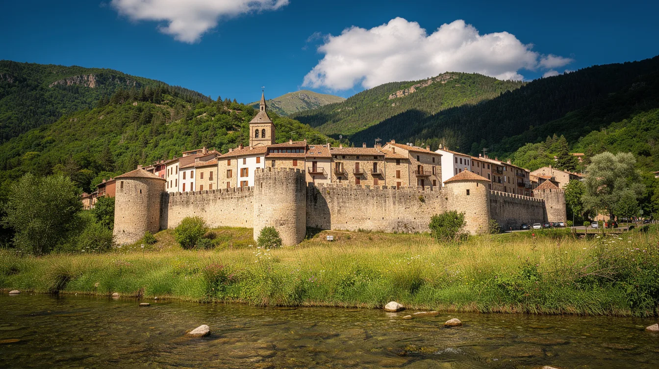 Ce village frontalier garde une vieille ville médiévale cernée de remparts