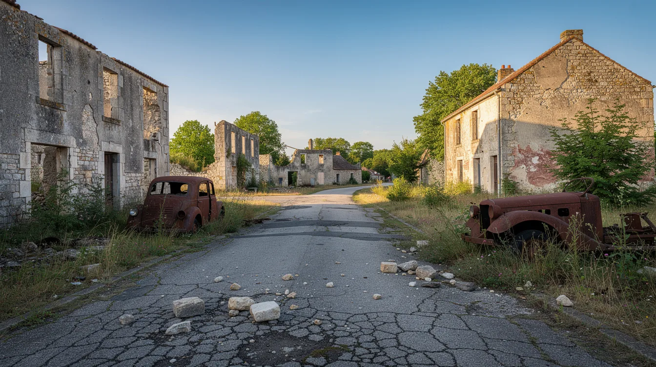 Le village français où les ruines racontent encore le massacre du 10 juin 1944
