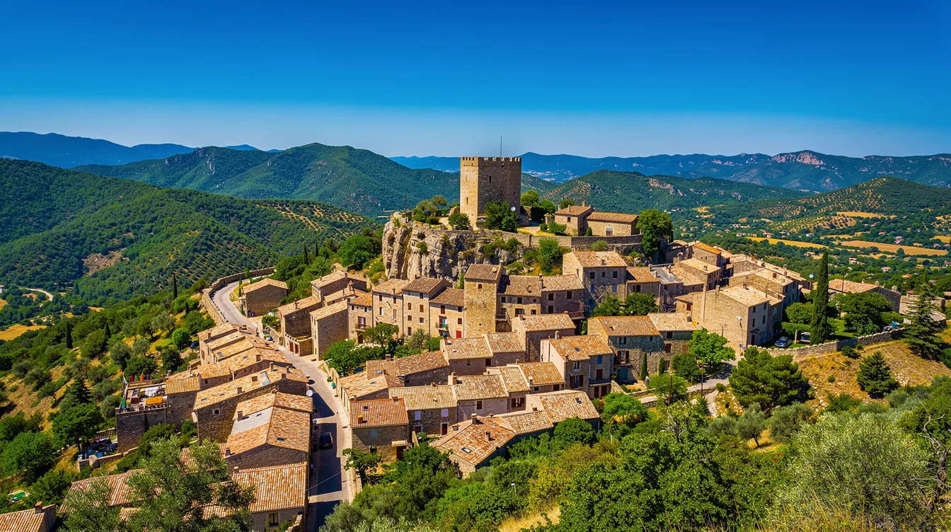 Ce village catalan, 7e préféré des Français en 2015, cache un château pentagonal