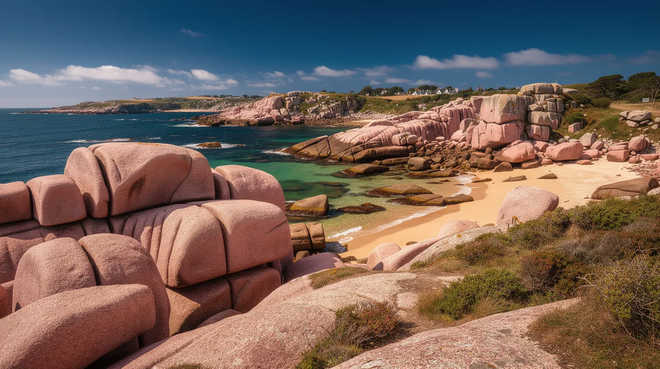 Ces rochers roses des Côtes-d’Armor sont sculptés depuis près de 300 millions d’années