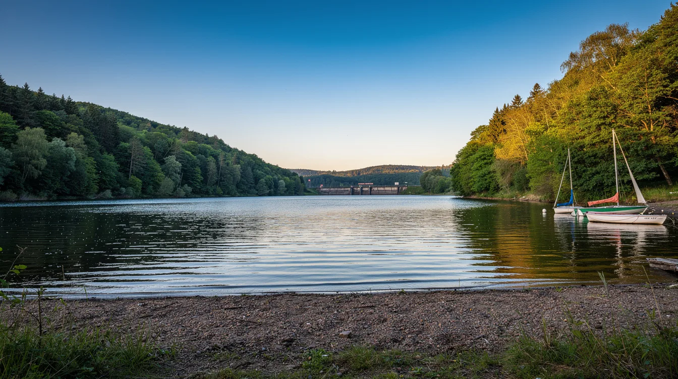 Créé pour l’hydroélectricité, ce lac des Ardennes est devenu une escale nautique