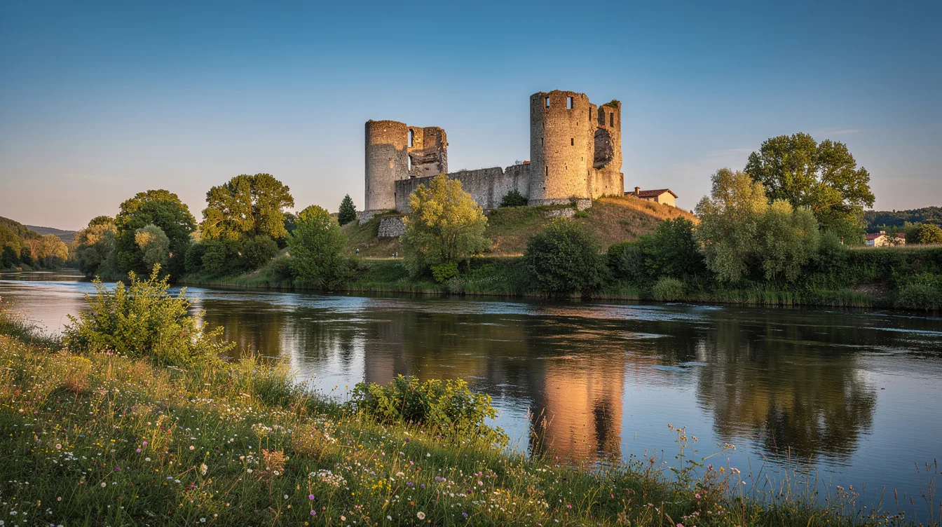 Rondes dehors, carrées dedans : les tours étonnantes de ce château de Charente