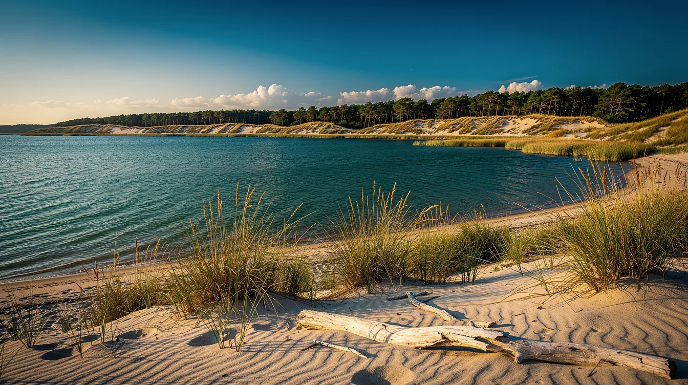 Une simple dune le sépare de l’Atlantique, et pourtant ce lac landais n’a rien de salé