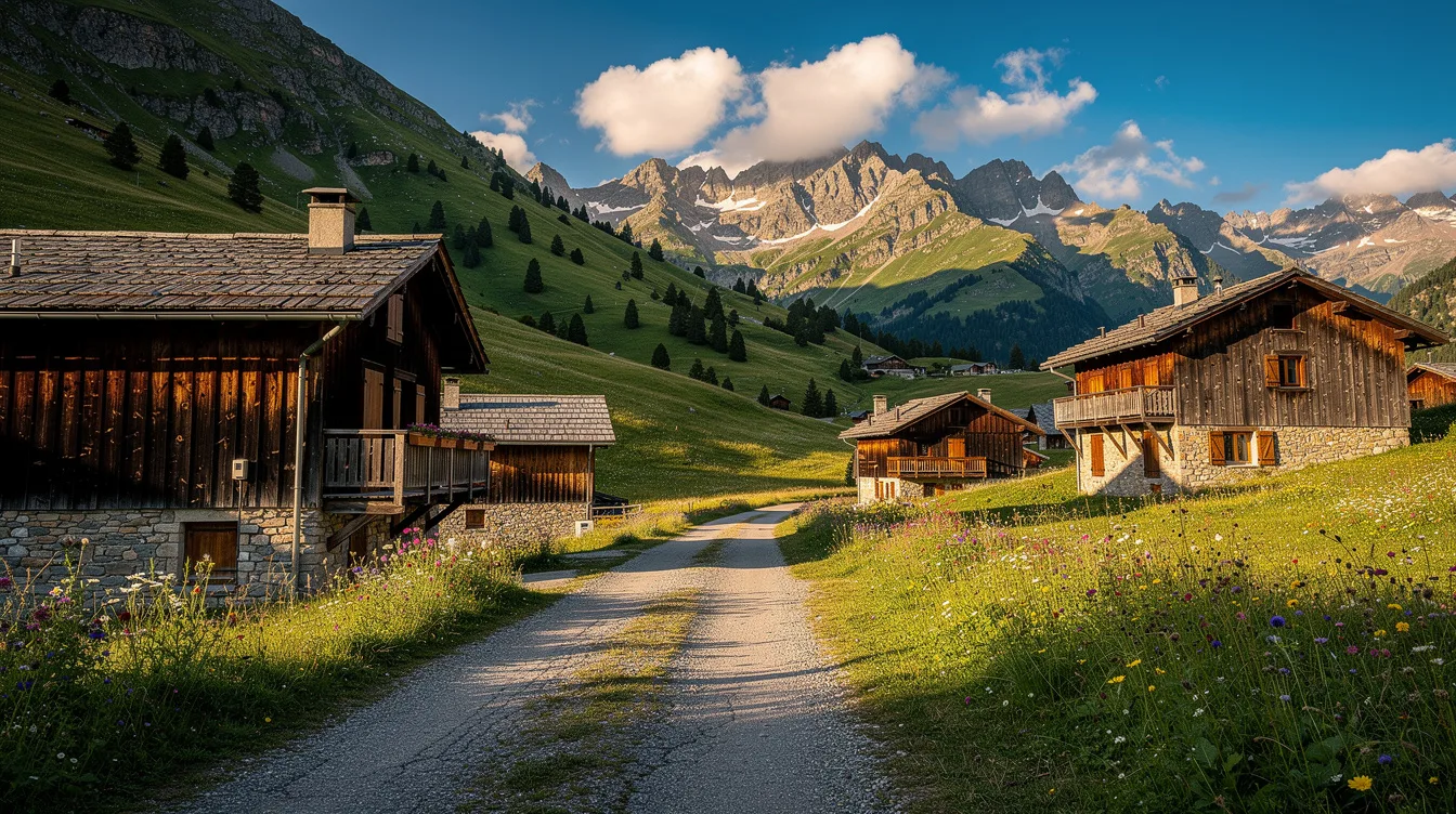 Ce village à 2 042 m est le plus haut habitat permanent des Alpes françaises