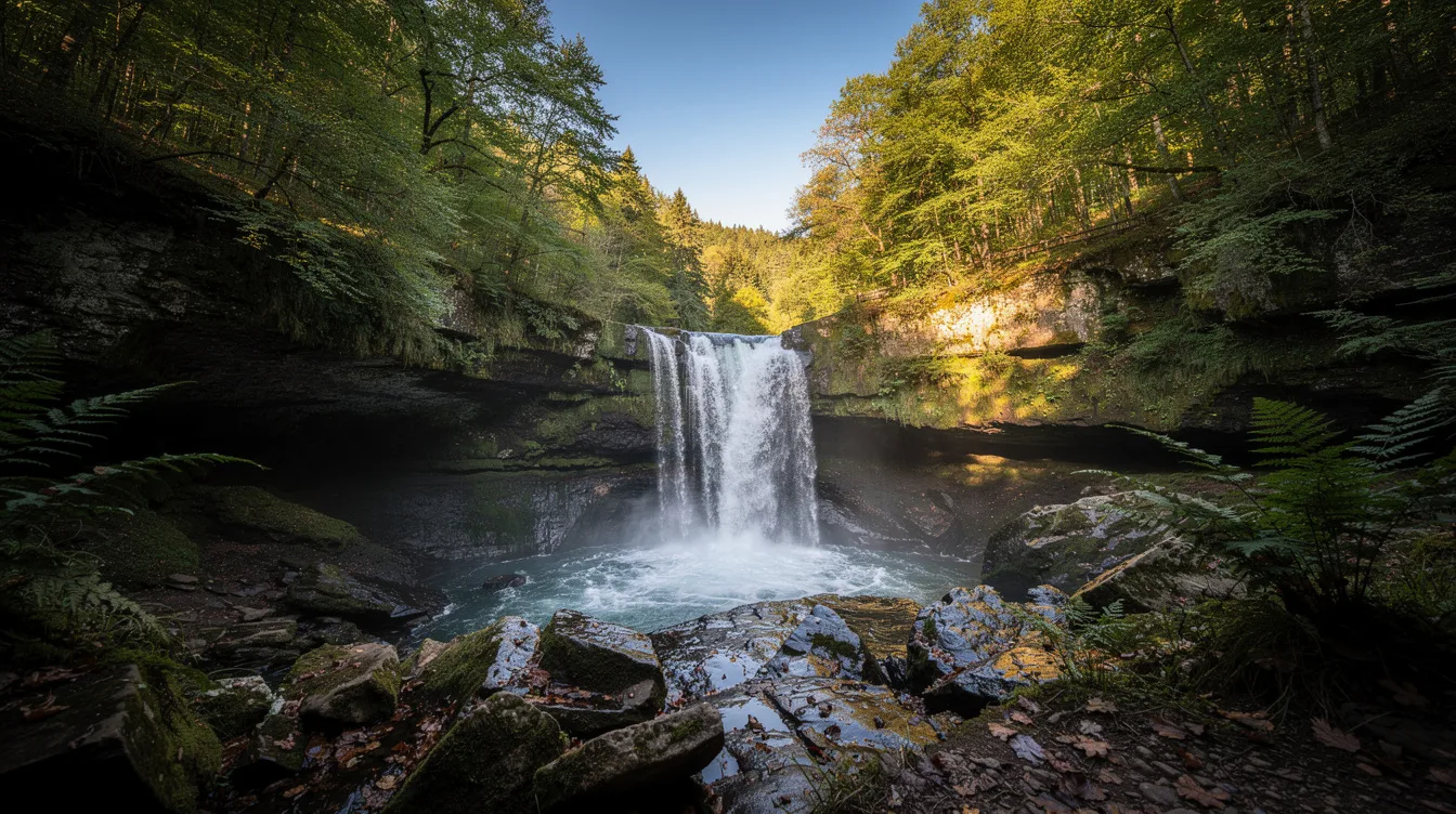 Cette rivière de Corrèze enchaîne trois chutes au cœur d’un parc boisé